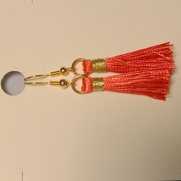 Colorful Handmade Tassle Earrings - Picture 6 of 9